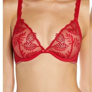 Simone Perele Red Bra & Panties